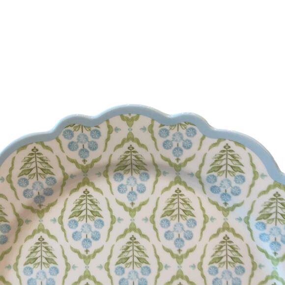 Lillian August French Farmhouse Floral Melamine Salad Plates 9in Set of 4 New - Picture 3 of 9